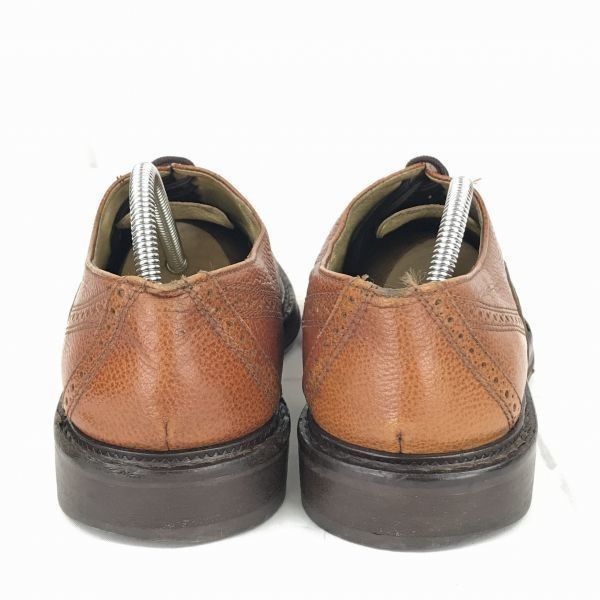 80s-90s?/Vintage★EATON/イートン★シボ本革/グッドイヤー製法/フルブローグ/ウイングチップ【26.5程度/赤茶】ドレスシューズ◆XF-146 80s-90s?/Vintage☆EATON/イートン☆シボ本革/グッドイヤー製法