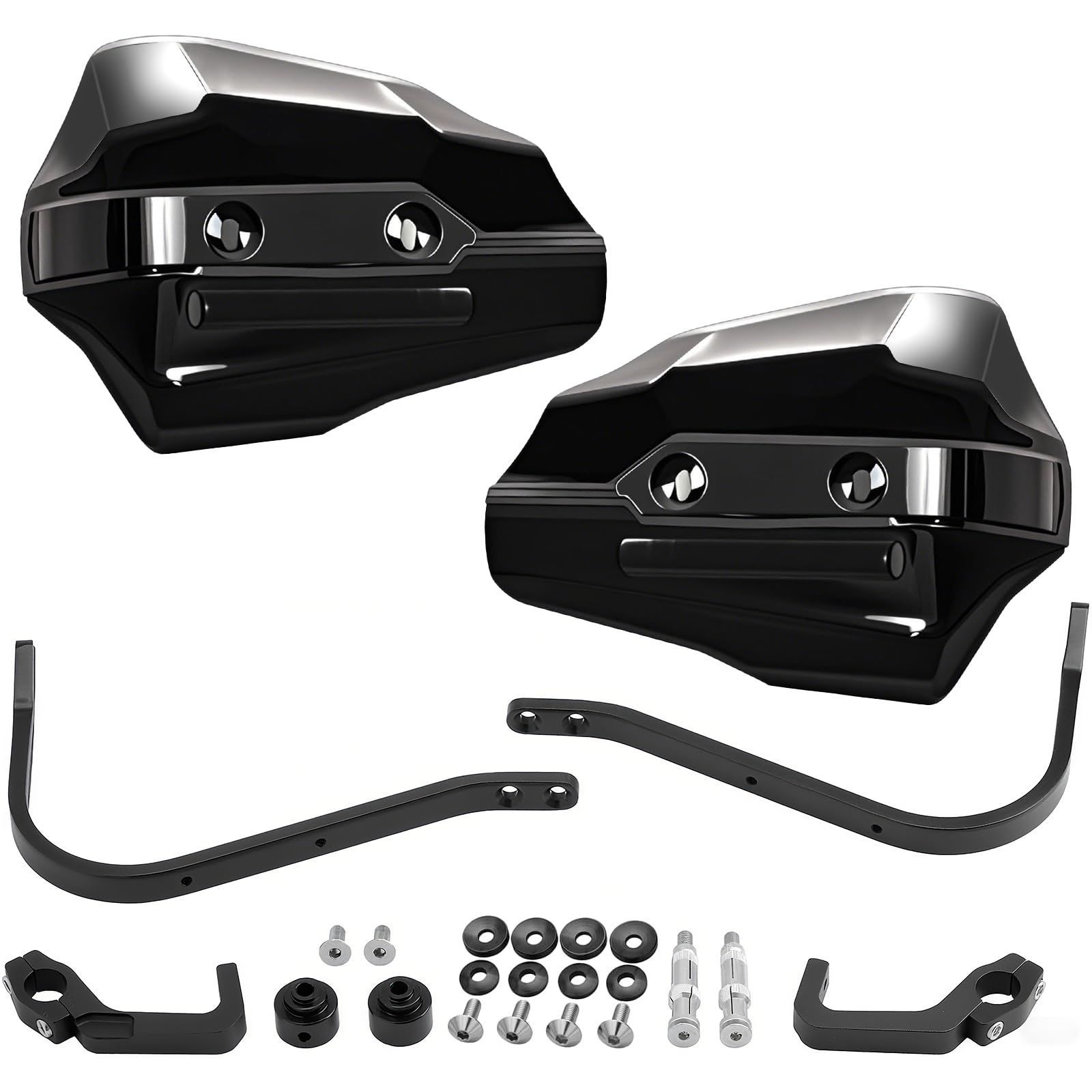 泥はね対策 防雨 防風 上下角度調節機能 上下反転装着 プロテクション 高剛性アルミ合金 ハンドガード アーマーガード 設計 ハンターカブ アドベンチャーアーマーハンドガード ハンドルカバー アーマーハンドガード ブラック アドベンチャー 20-