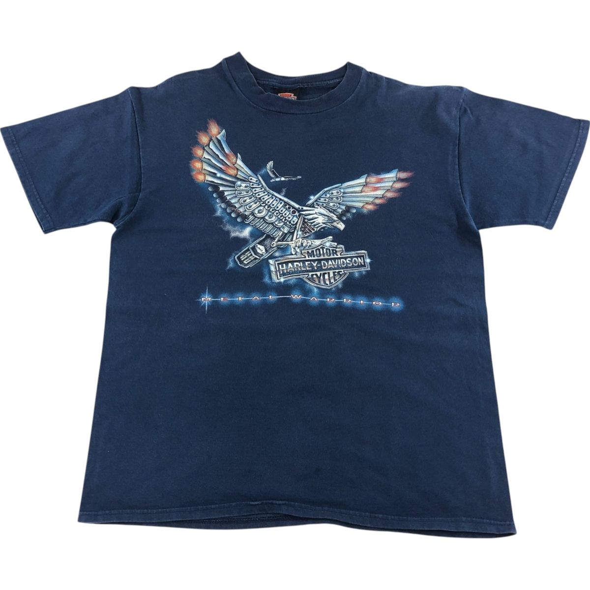 古着 90年代 ハーレーダビッドソン Harley-Davidson 鷲柄 イーグル柄 モーターサイクル バイクTシャツ メンズL相当|eaa546202