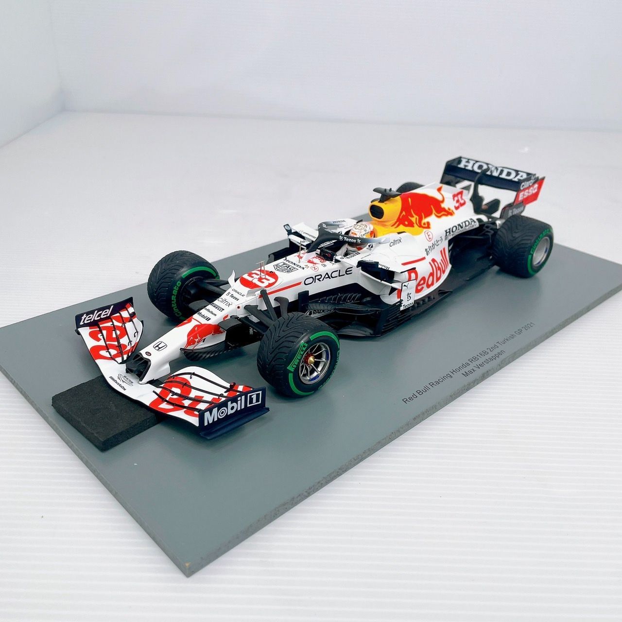 スパーク レッドブル・ホンダ 2021 トルコGP ありがとう 3点セット スパーク レッドブル・ホンダ 2021 トルコGP ありがとう 3点