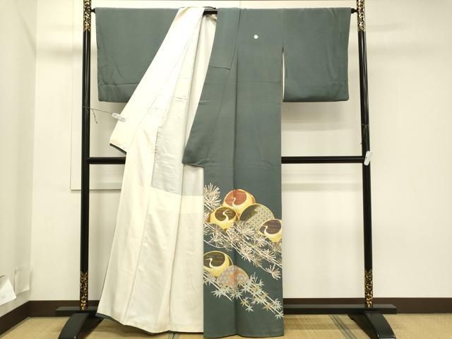 作家物 色留袖 珍柄 姫 一つ紋 正絹 着物 U-4267 作家物 色留袖 珍柄 姫 一つ紋 正絹 着物 U-4267 - メルカリ