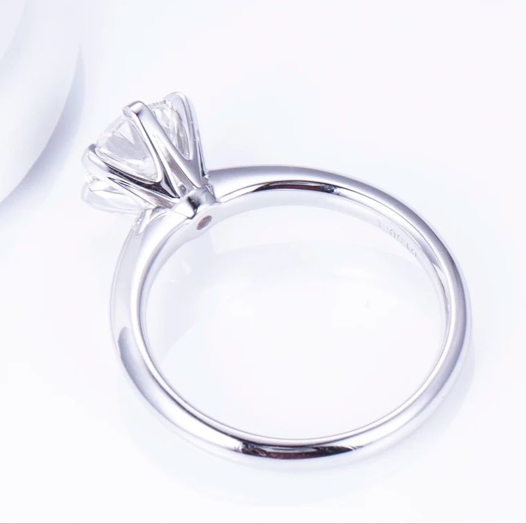 1ct D VS1 14K Gold ラボグロウンダイヤモンドリング IGI鑑定書付