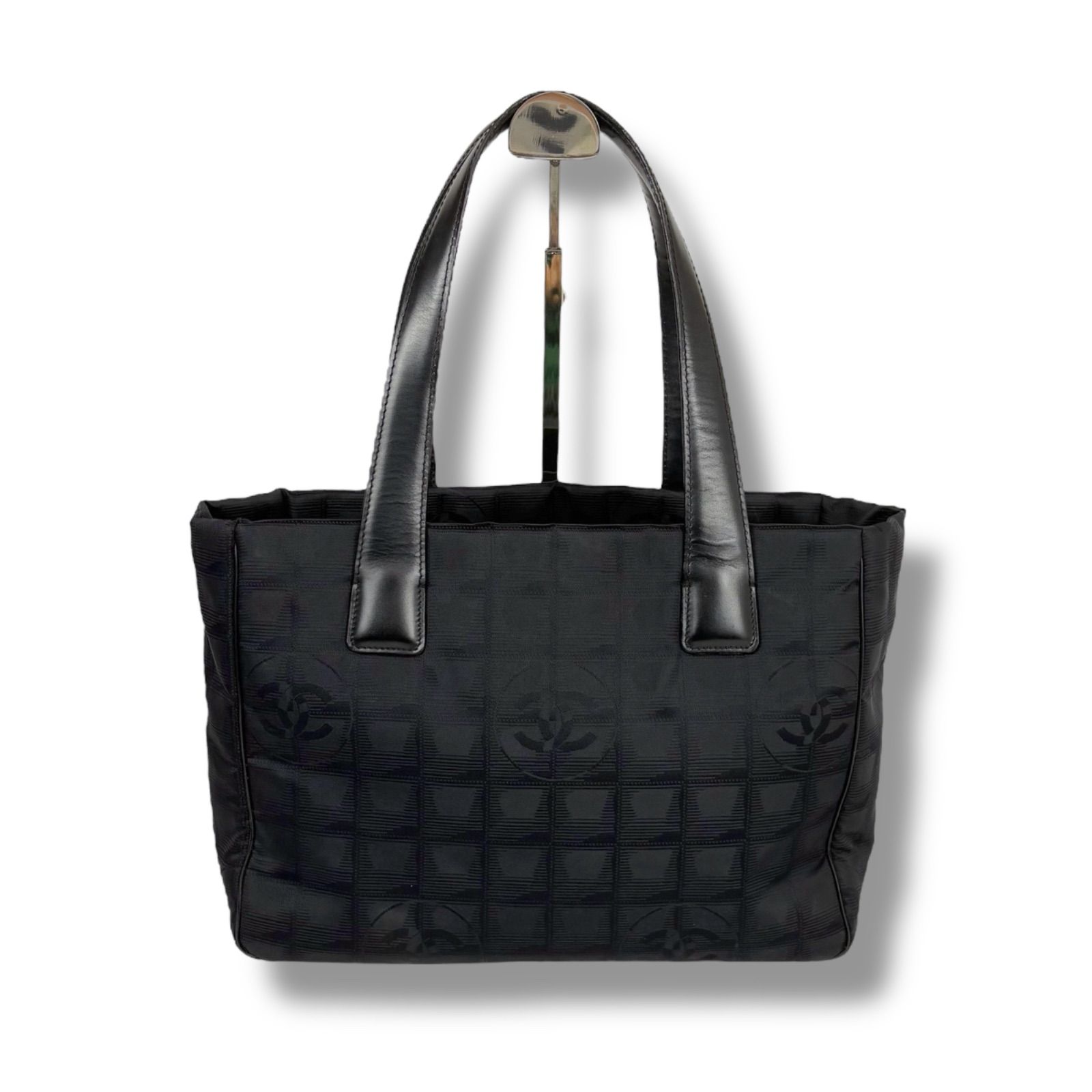 CHANEL シャネル ニュートラベルライン ミニトートバッグ ブラック 黒