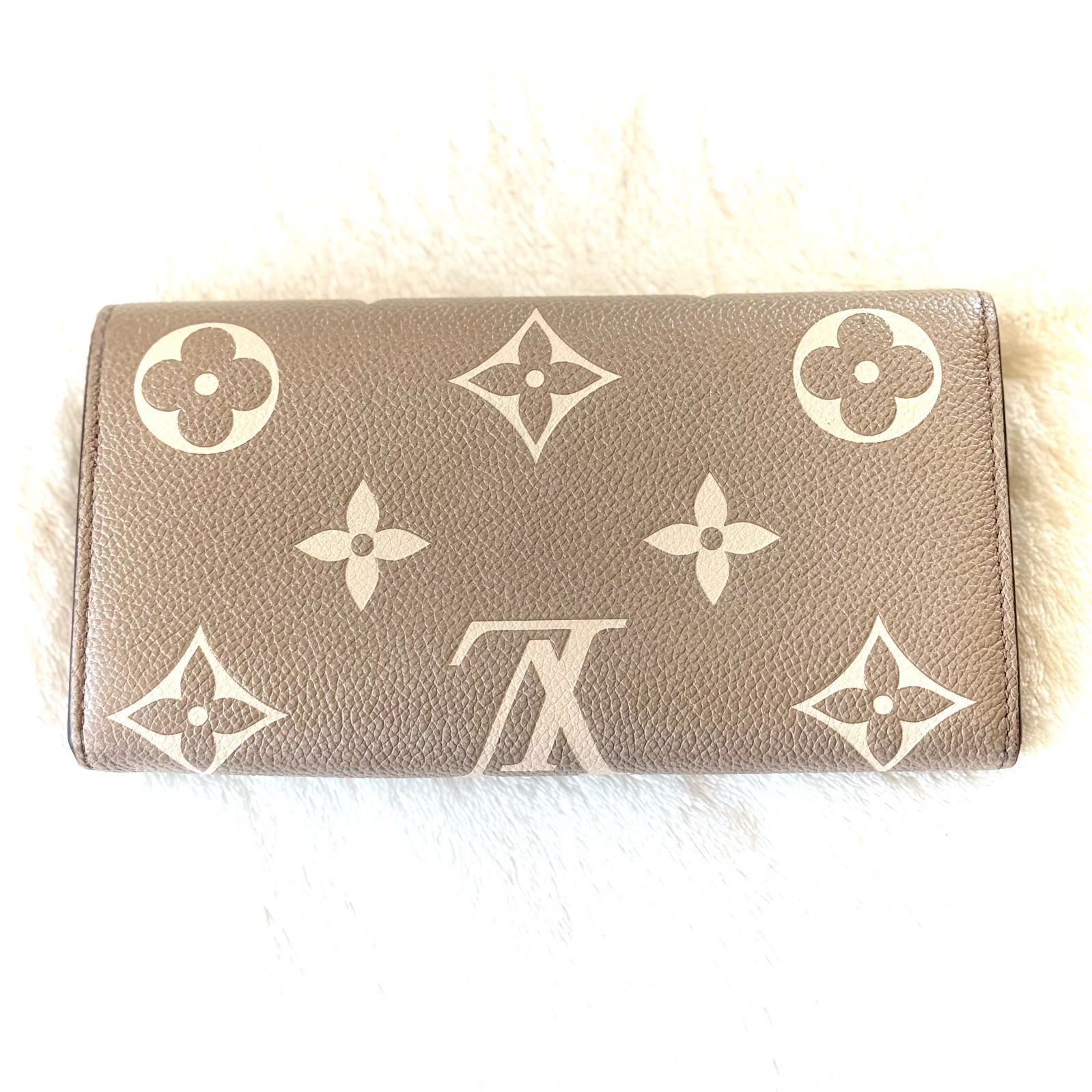 美品】LOUIS VUITTON ルイヴィトン M81049 フラップ 長財布