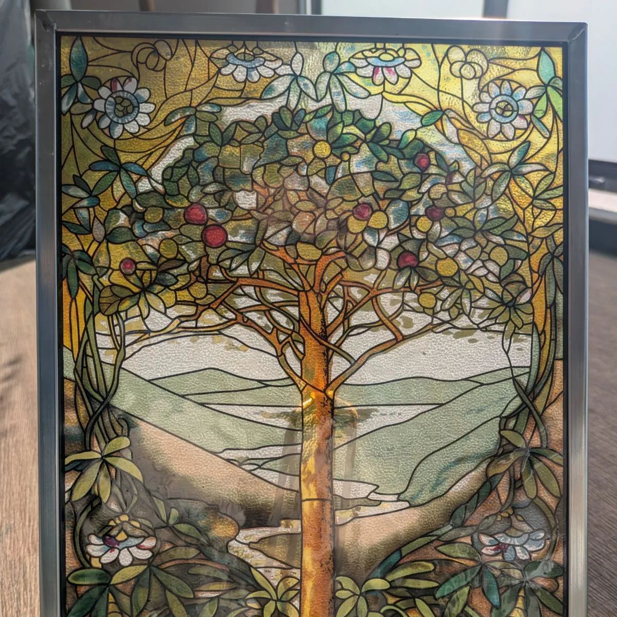 グラスマスターズ社 ルイス C ティファニー ステンドグラス 生命の樹 アート