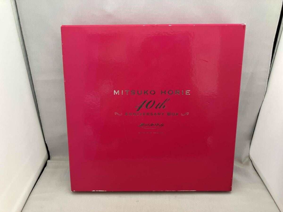 外箱やスポンジ部分に傷みがあります 堀江美都子 CD 堀江美都子デビュｰ40周年記念BOX｢歌のあゆみ｣ DVD付