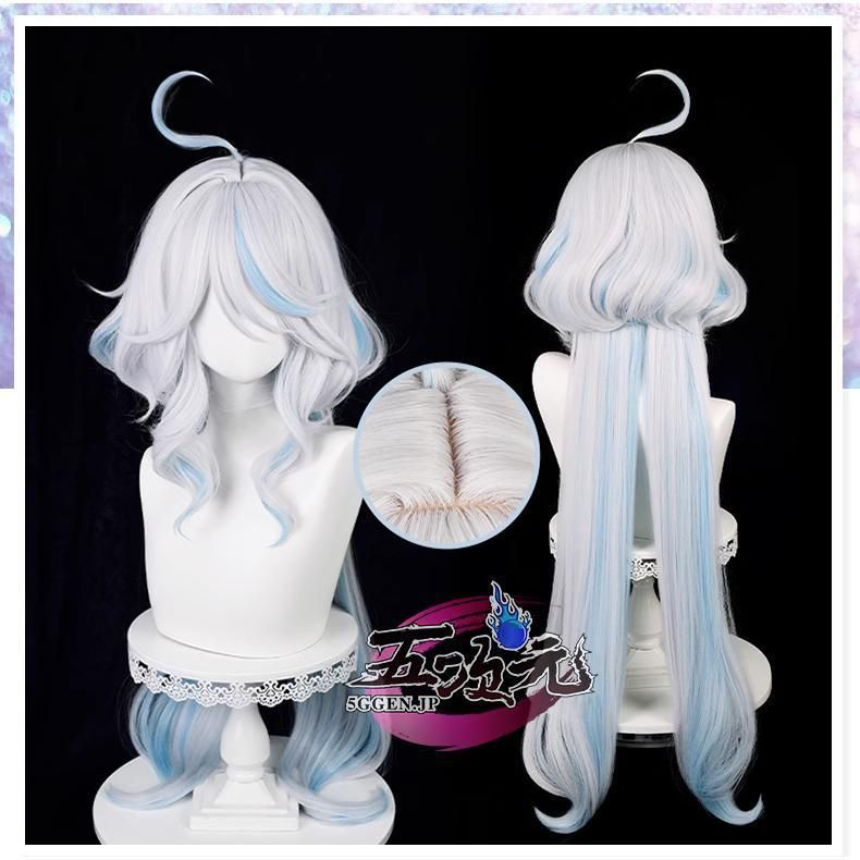 新品、未使用 三分妄想 原神 コスプレ フリーナ 水色アリス 同人衣装