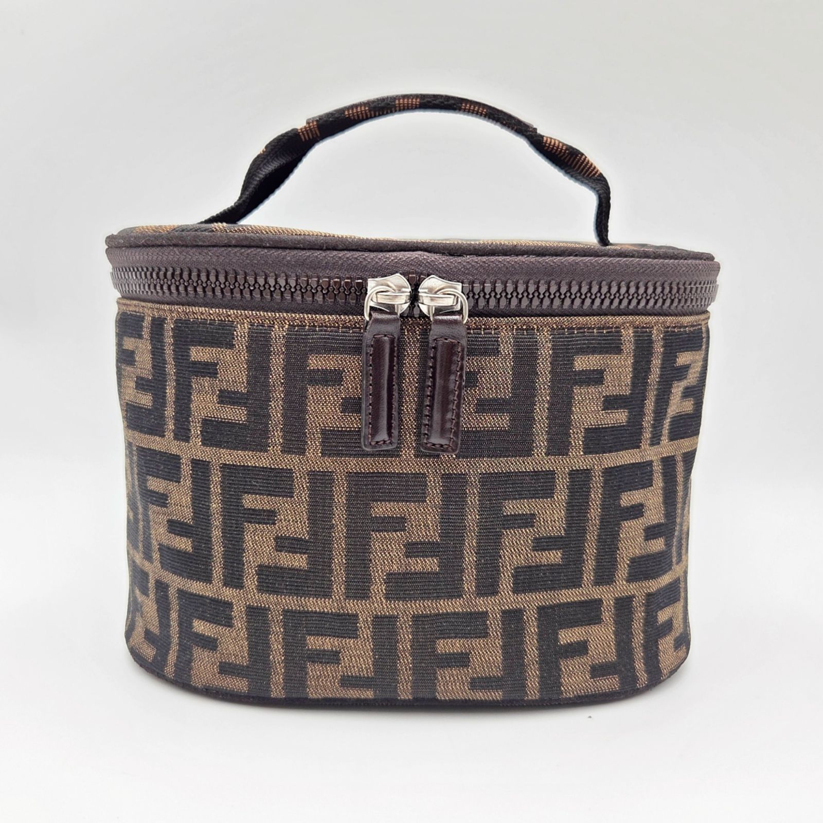 FENDI フェンディ ズッカ柄 バニティバッグ 化粧ポーチ