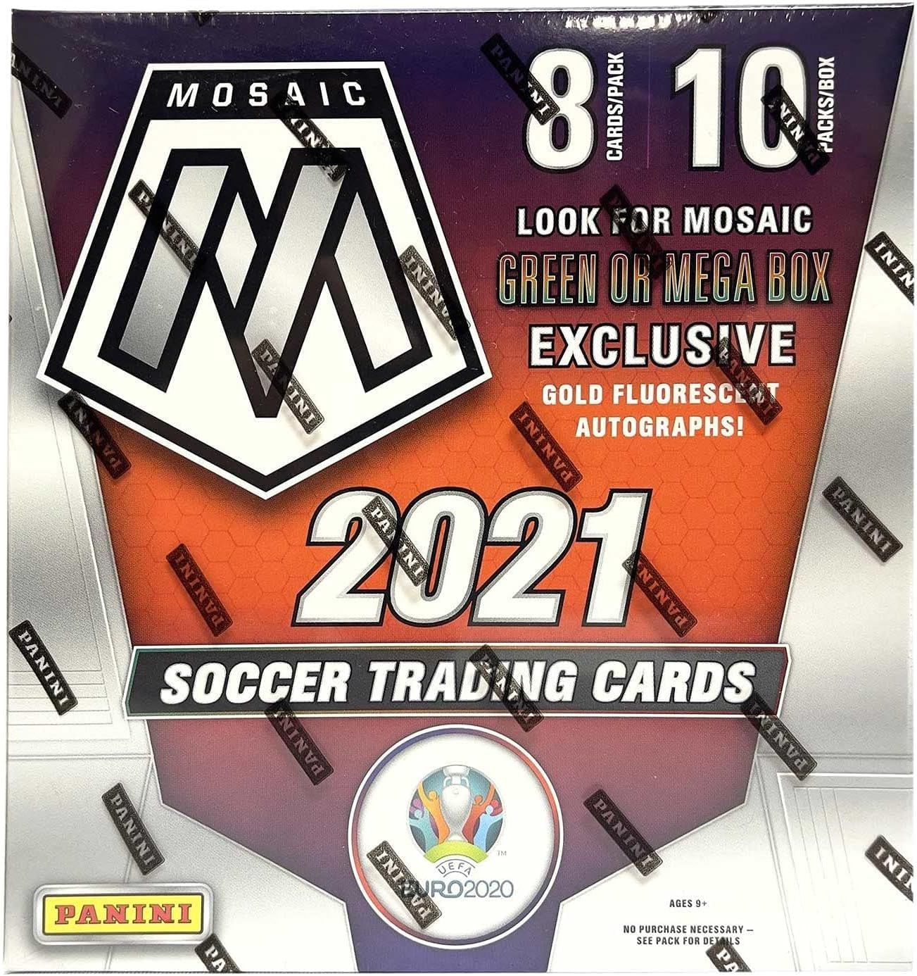 2020-21 Panini Mosaic UEFA Euro Soccer Card Mega Box パニーニ モザイク ユーロ サッカー カード メガボックス [並行輸入品] 
