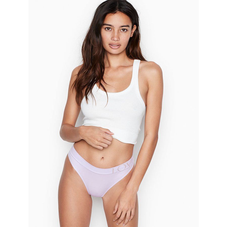 ヴィクトリアシークレット シースルーブラ＆ソング（Tバック）＆サッシュ（リボン） 585 Victoria's Secret ヴィクトリア シークレット シームレス
