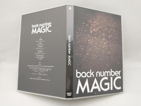 ディスクの表面に傷あり】 back number CD MAGIC(初回限定盤A)(トール