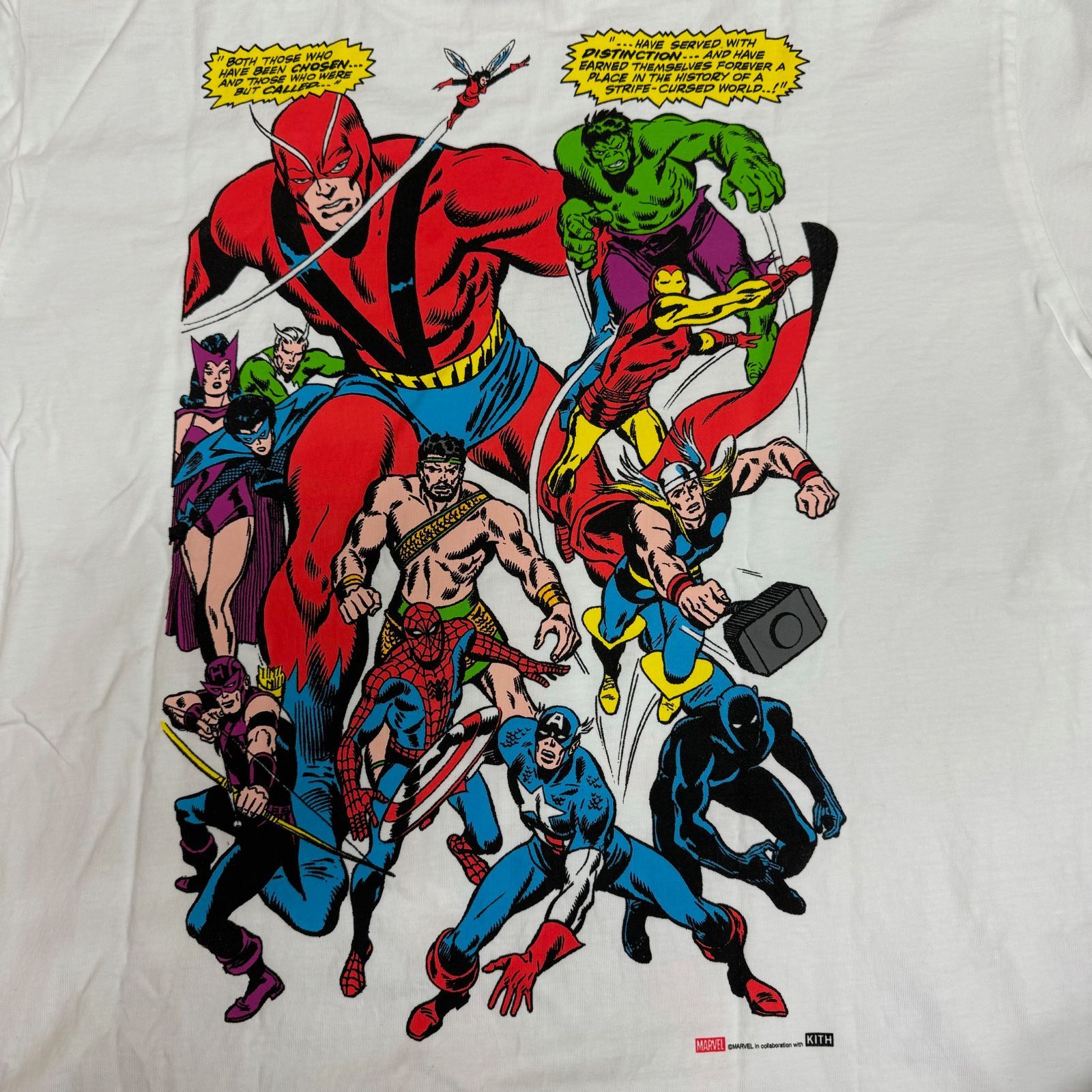 KITH × MARVEL SPIDER-MAN 60TH ANNIVERSARY Tシャツ スパイダーマン60周年記念Tシャツ キス マーベル  コラボ ホワイト XL76518A5 - メルカリ