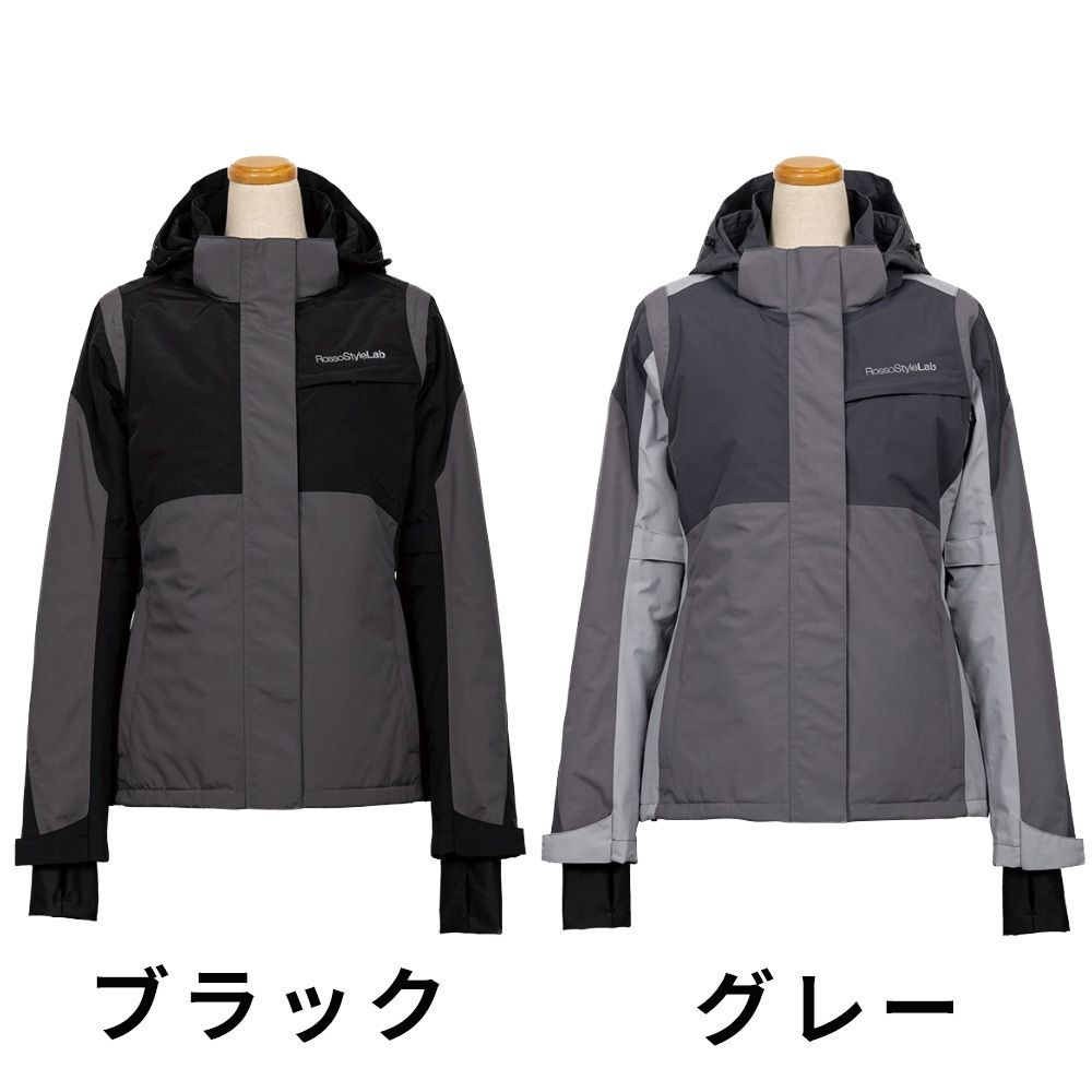 レディース バイク用 秋冬 ライダース ウィンター ジャケット プロテクター付属 Rosso StyleLab ロッソスタイルラボ 3 ROJ 0997 バイク オートバイ オシャレ かわいい 防寒 防風