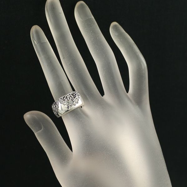 碌山リング(シルバー・パール ) 碌山 ろくざん ガーネット オパール