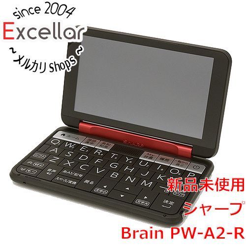 bn 3 SHARP製 カラー電子辞書 Brain 生活教養モデル PW-A2-R レッド