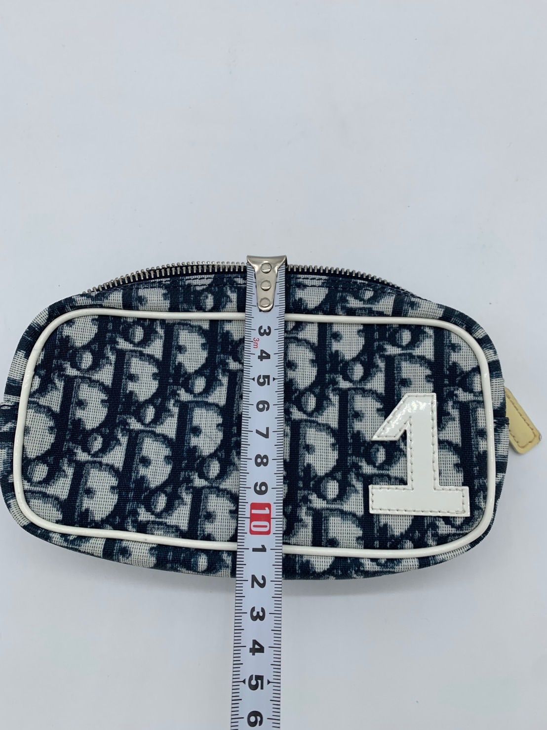 美品 Dior クリスチャンディオール トロッター柄ポーチ - メルカリ