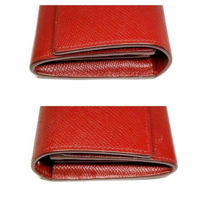 セリーヌ レザー ラージ フラップウォレット ボルドー 10B563BEL セリーヌ レザー ラージ フラップウォレット ボルドー 10B563BEL