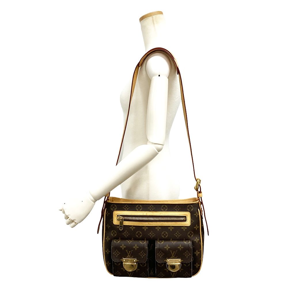 ルイヴィトン LOUIS VUITTON ハドソンGM ショルダーバッグ モノグラム キャンバス M40045 ブラウン VI1005 レディース DECORATOM_COM_BR