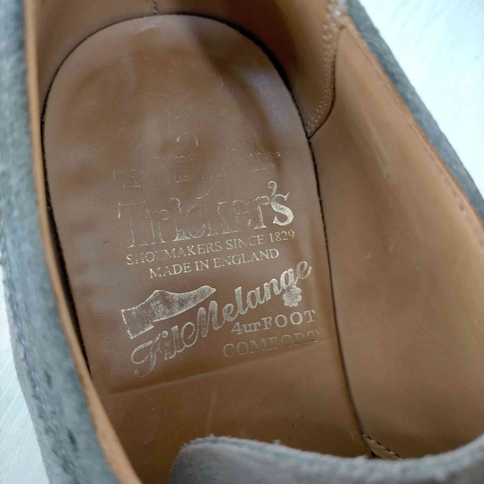 トリッカーズ Trickers 別注 レペロスエード ウィングチップ シューズ ...