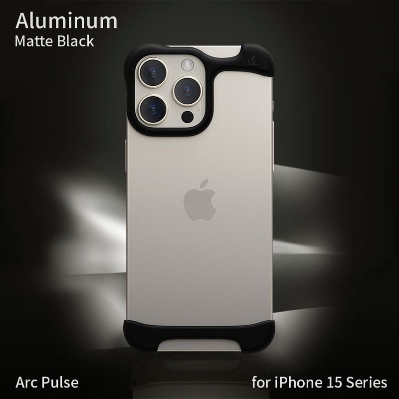 Arc iPhone15promax バンパーケース マットブラック Arc iPhone15promax バンパーケース マットブラック Amazon.co