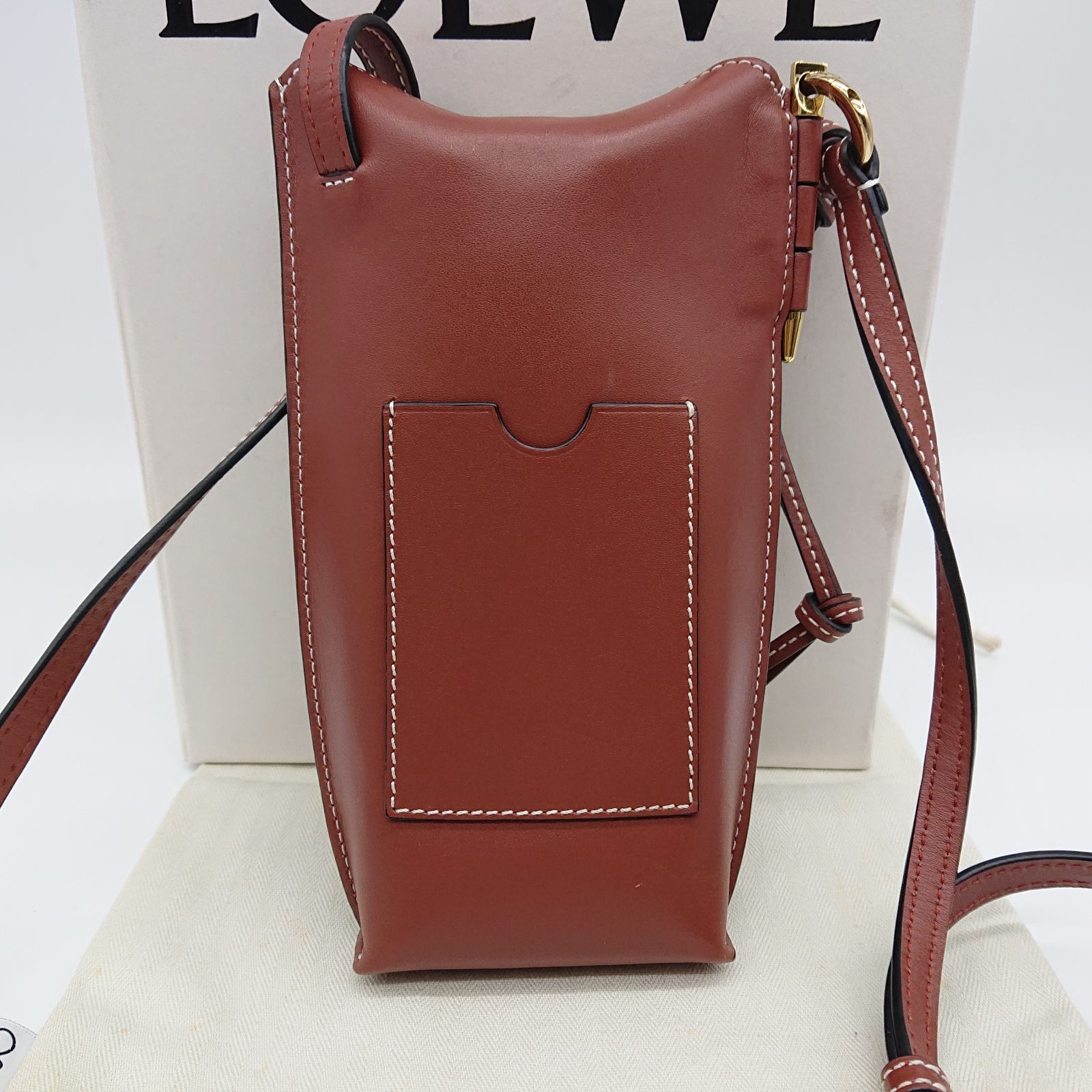 極美品】LOEWE ロエベ アナグラム ゲートポケット ショルダーバッグ ブラウン 箱 保存袋 - メルカリ