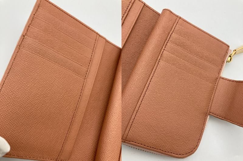 LEATHER JEWELS レザージュエルズ クロコダイル 2つ折り財布 02R73B