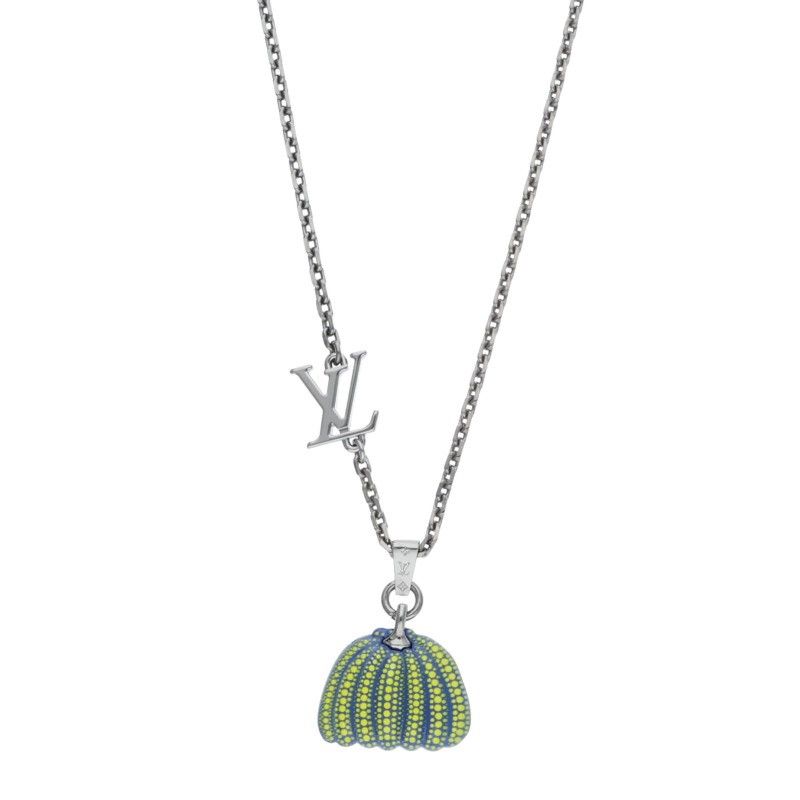 ルイヴィトン ×草間彌生 M01139 ×YKパンプキン メタルネックレス メンズ