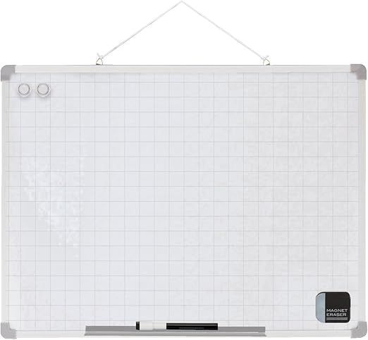 アスミックス(Asmix) アスカ セクションボード Lサイズ 450×600mm VWB068 背面用マグネットつき 方眼あり タテヨコ
