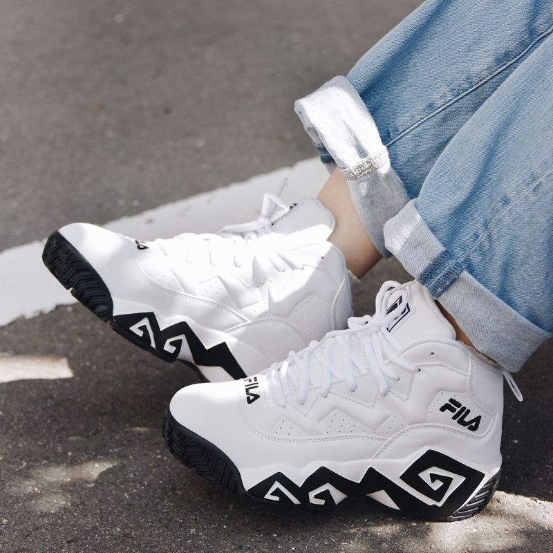 FHE102005 MB WHITE 【定番 FILA フィラバスケ バッシュ カジュアル