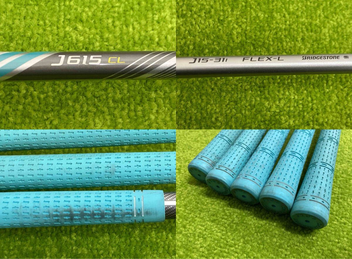 ブリヂストン J 615 CL アイアンセット 7.8.9.P.S 5本セット 15-31 l フレックスL レディース アイアンセット レディース クラブ