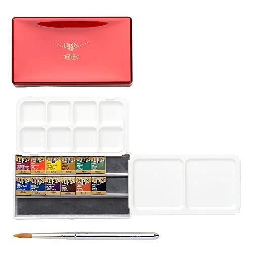 Style 12色セット_PatternName 単品 ホルベイン 固形水彩絵具 アーチストパン PN691 12色セット パームボックス 02691