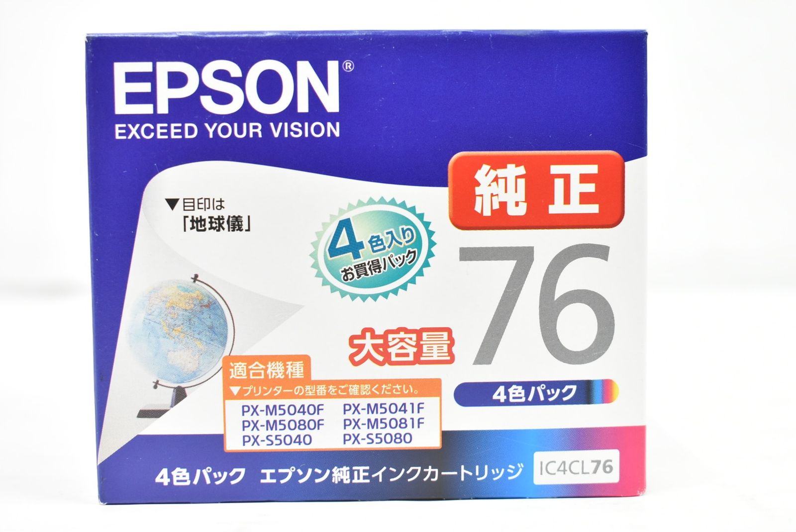 ♥ エプソン 純正 トナー IC4CL76 4色パック 地球儀 EPSON ITV9ZRH0ELUO-L07-byebye