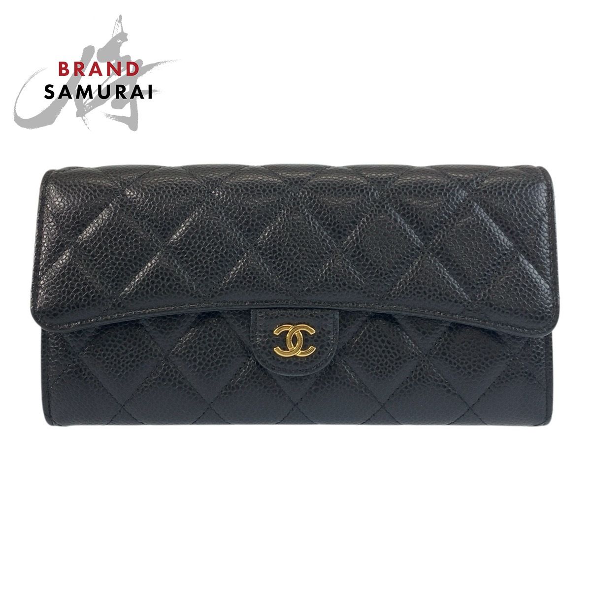 美品 CHANEL シャネル マトラッセ ココマーク ブラック 黒