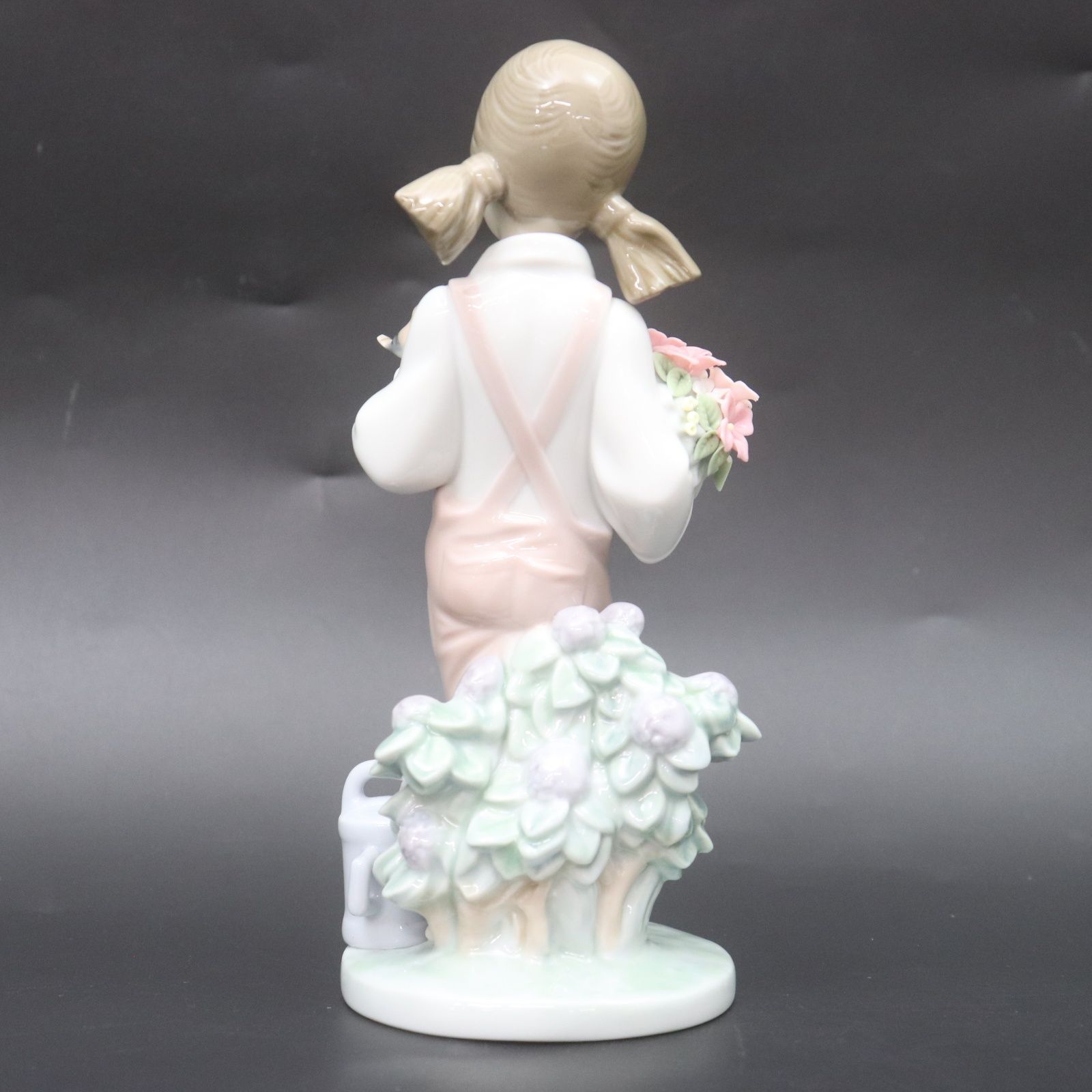 リヤドロ 置物 女性 小鳥 ワンピース リヤドロ 置物 女性 小鳥