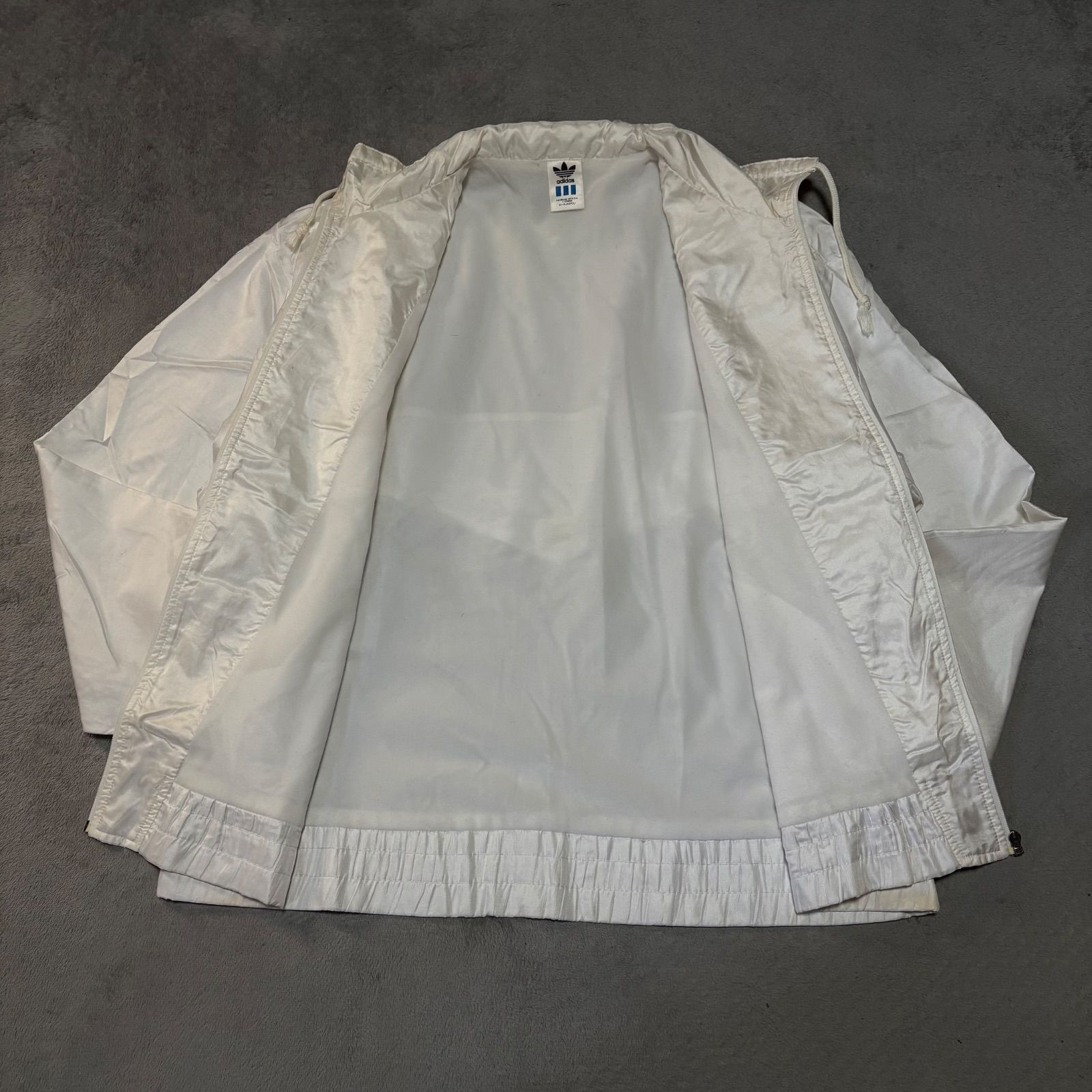 アディダス　チェルシー　ナイロンジャケット　ウインドブレイカー　白　S adidas アディダス NylonJacket ナイロンジャケット Windbreaker
