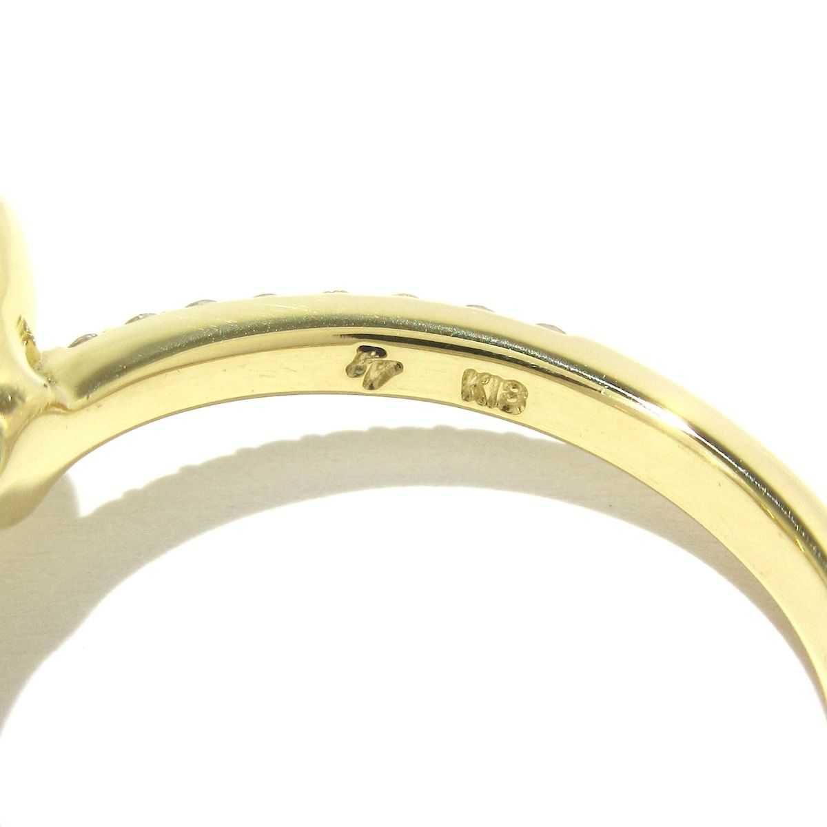 PonteVecchio(ポンテヴェキオ) リング美品 - K18YG×ダイヤモンド  