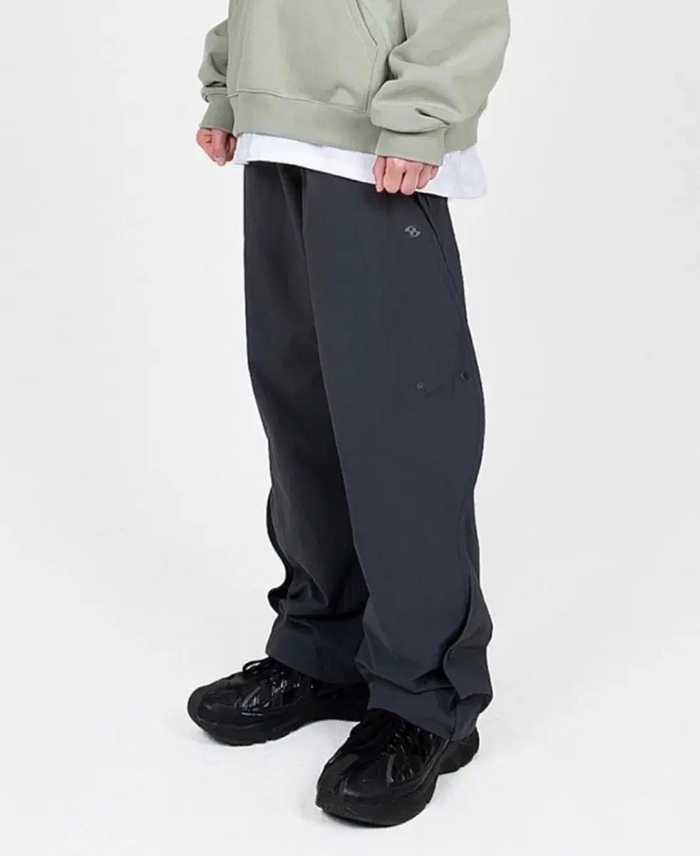 1 SAN SAN GEAR サンサンギアー 21FW ウェーブパンツ チャコールグレー