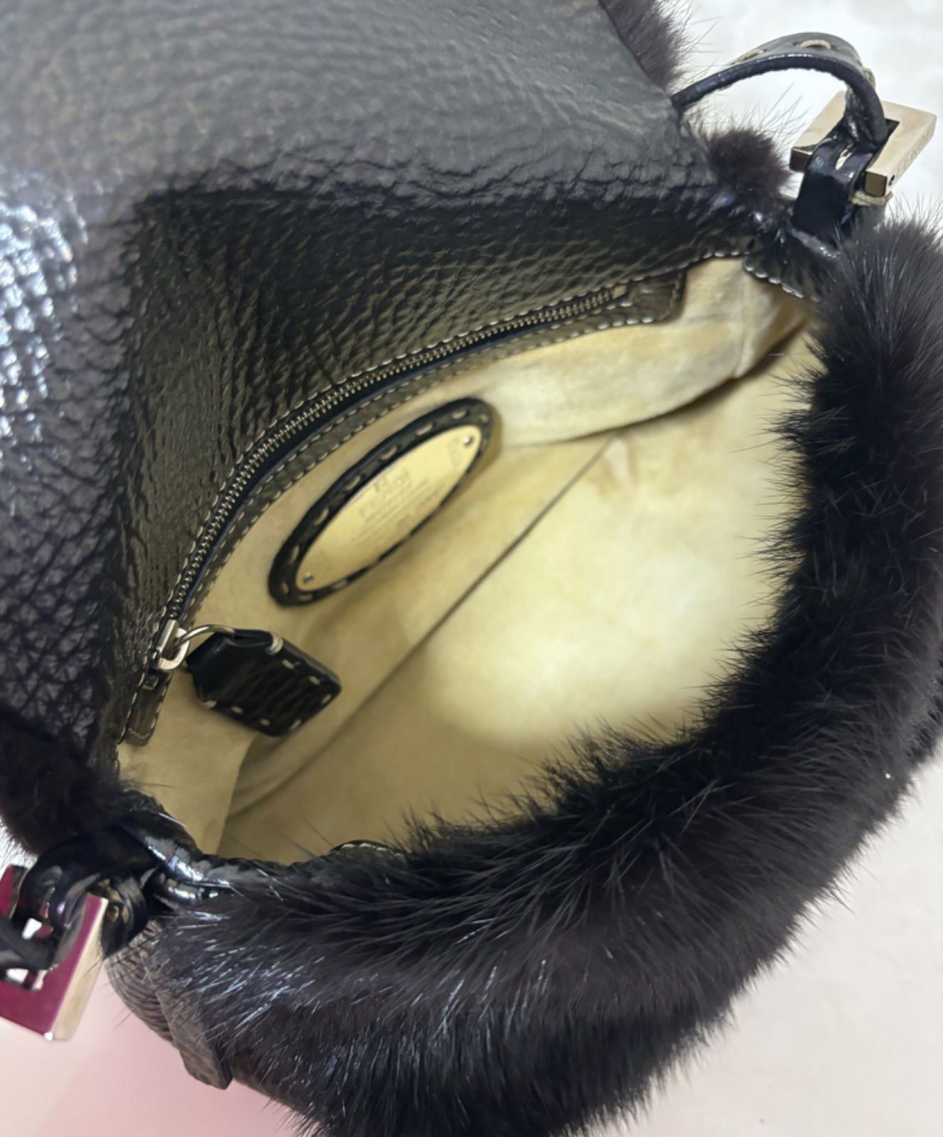 FENDI フェンディ セレリア マンマバケット ミンク ファー
