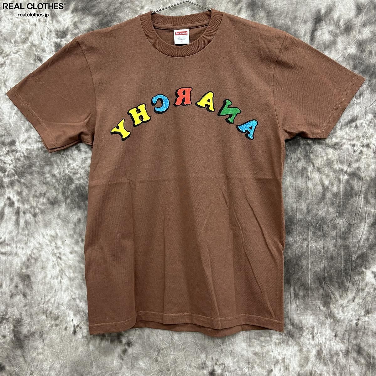 Supreme/シュプリーム【21SS】Jamie Reid/Anarchy Tee/ジェイミーリード アナーキー 半袖Tシャツ/ブラウン/S