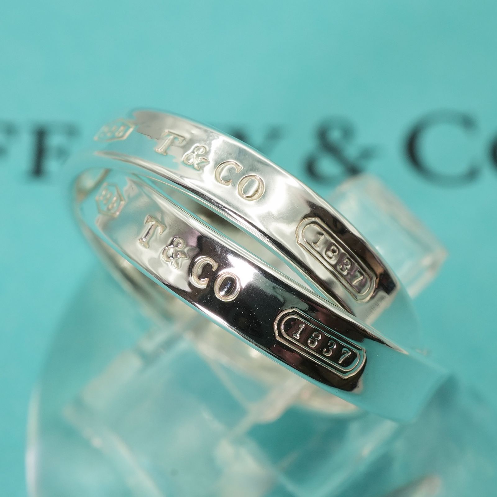 ティファニー 1837 2連リング TIFFANY&Co. ティファニー TIFFANY リング 1837 インター