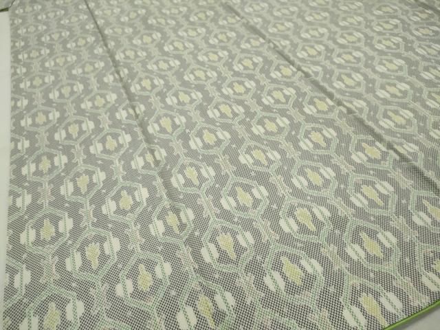 平和屋着物□上質な紬 亀甲花文 正絹 逸品 AAAY4226nf