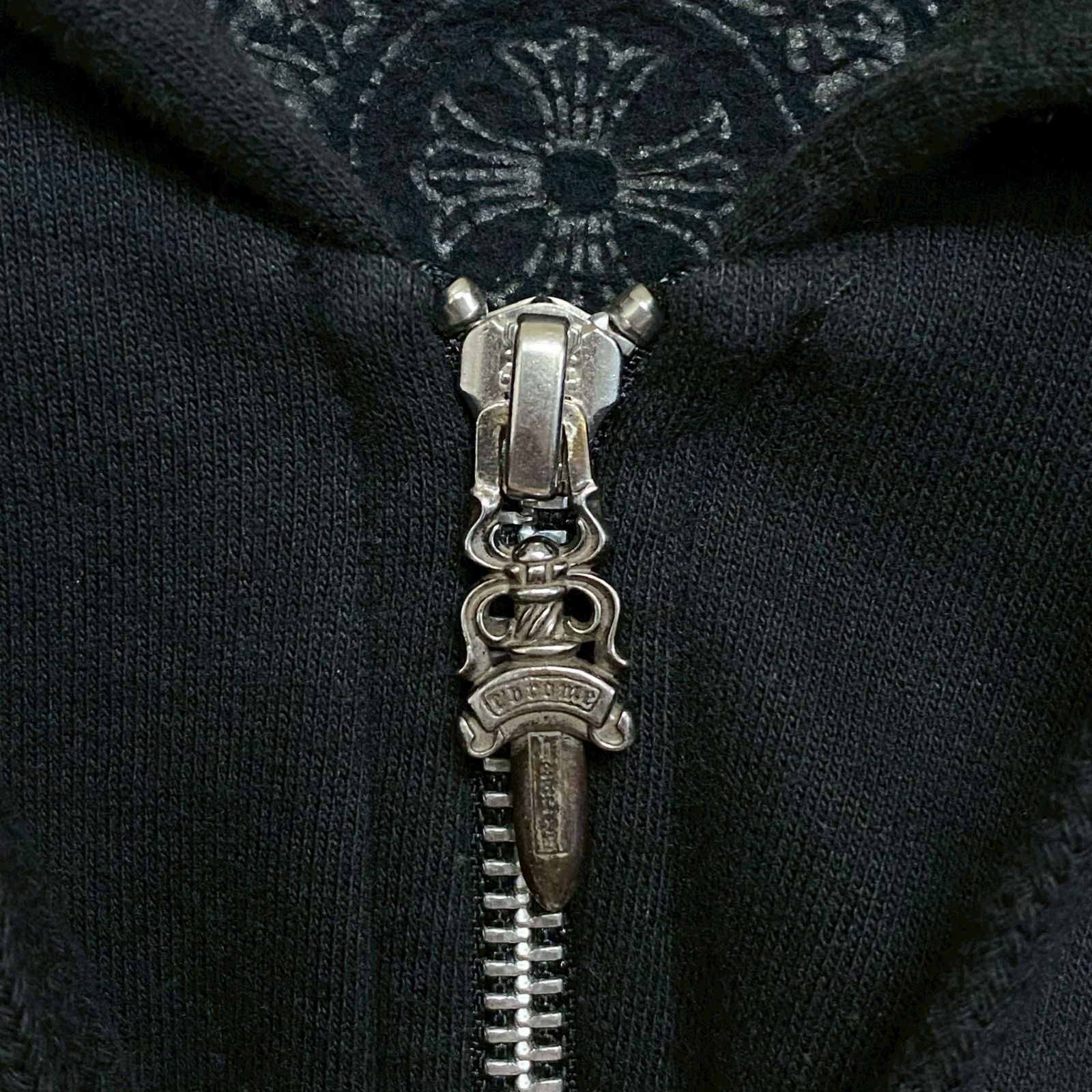 CHROME HEARTS FUCK YOU クロムハーツ アーチロゴ ジップ アップ