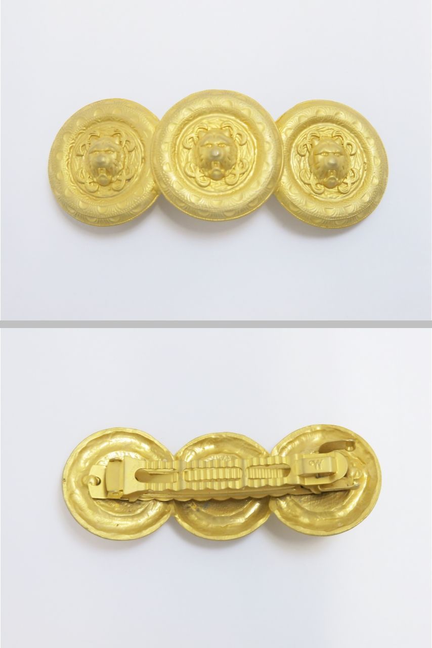 サン・ヴァイオレット・ウィニー バレッタ ゴールドカラー Sun violet  