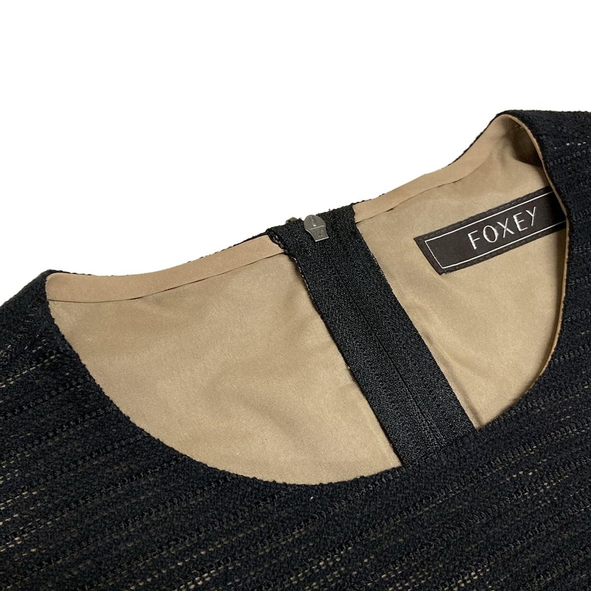 FOXEY(フォクシー) ワンピース サイズ38 M レディース - 黒