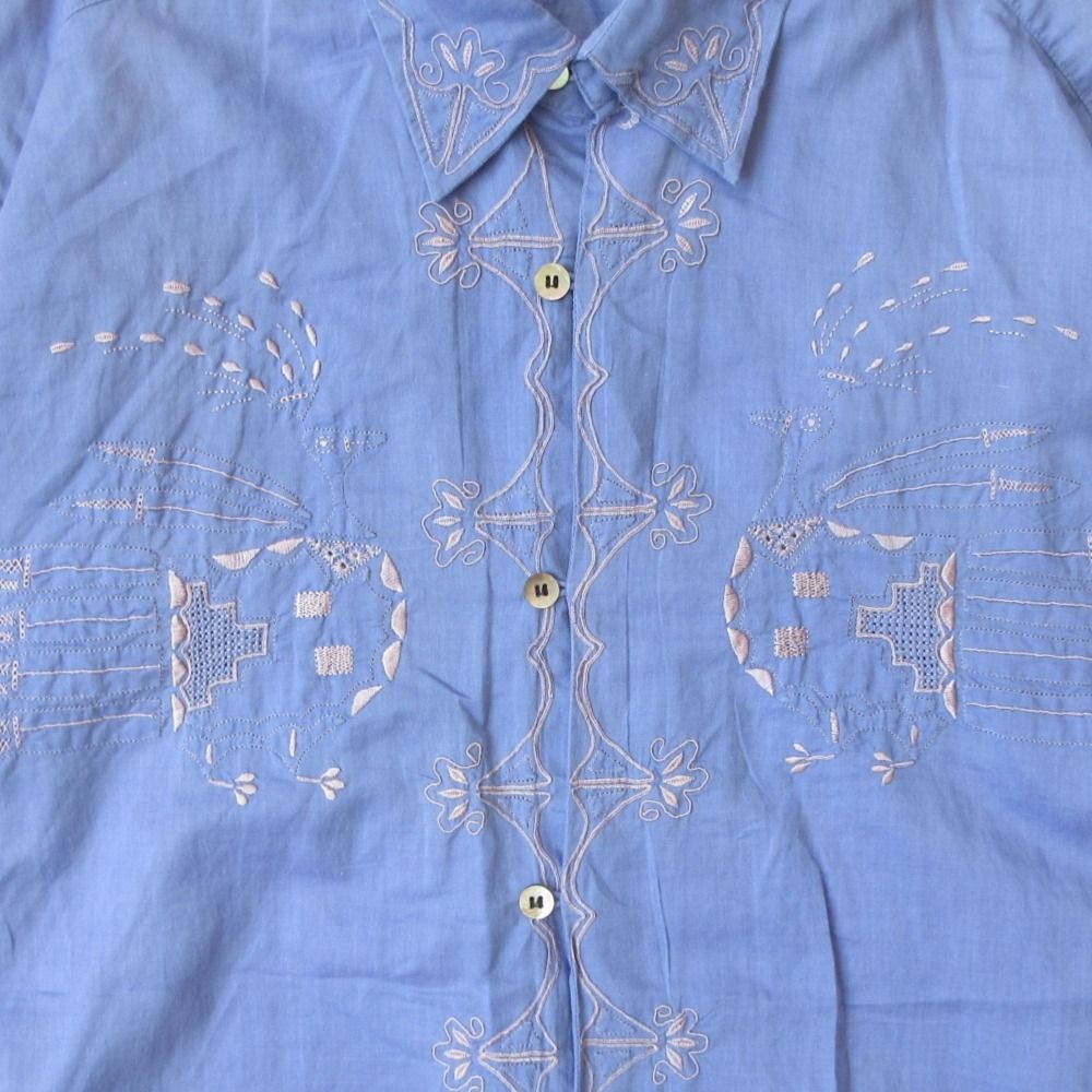 美品 YOSHIYUKI KONISHI ヨシユキコニシ 刺繍 シャツ カットソー
