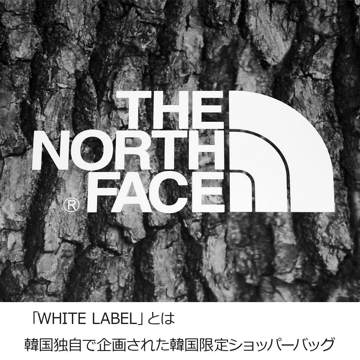 韓国限定モデル!【THE NORTH FACE】S-Size / ザ ノースフェイス WHITE LABEL SHOPPER BAG トートバッグ ショッパーバッグ エコバッグ ランドリーバッグ サブバッグ ビーチバッグ REUSABLE リユーザブル