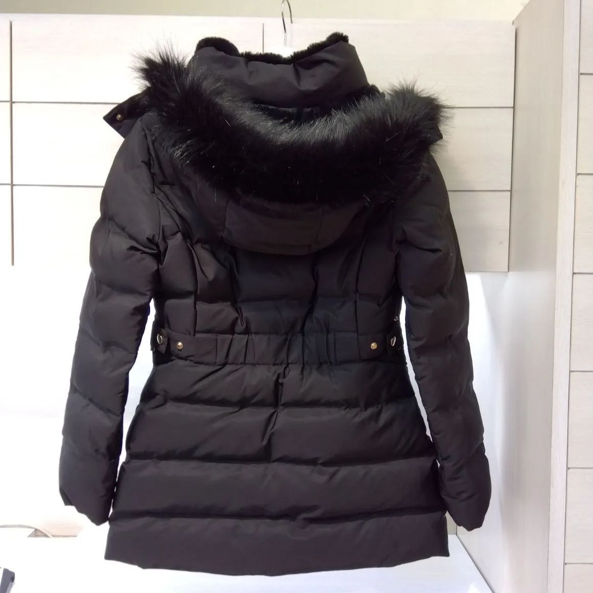 ZARA ザラ セミロング丈 フード付き ダウンコート サイズS ダウン 羽毛