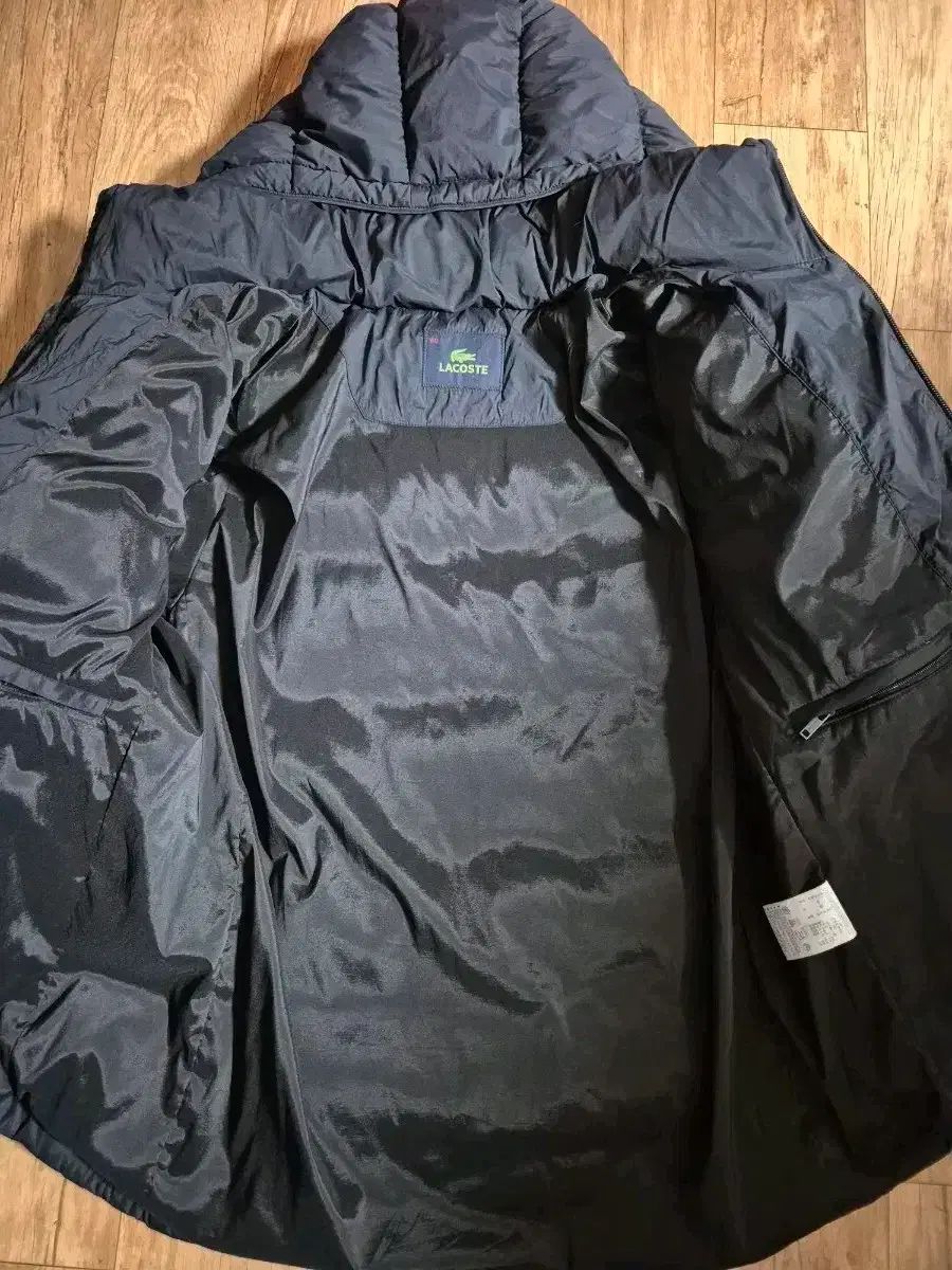 ラコステ フード ダウン 注文 アウター ブラック LACOSTE ラコステ