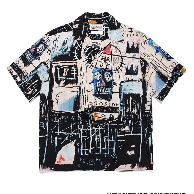 楽しいシャツ♪☆WACKO MARIAワコマリア☆×Jean-Michel Basquiatコラボ 
