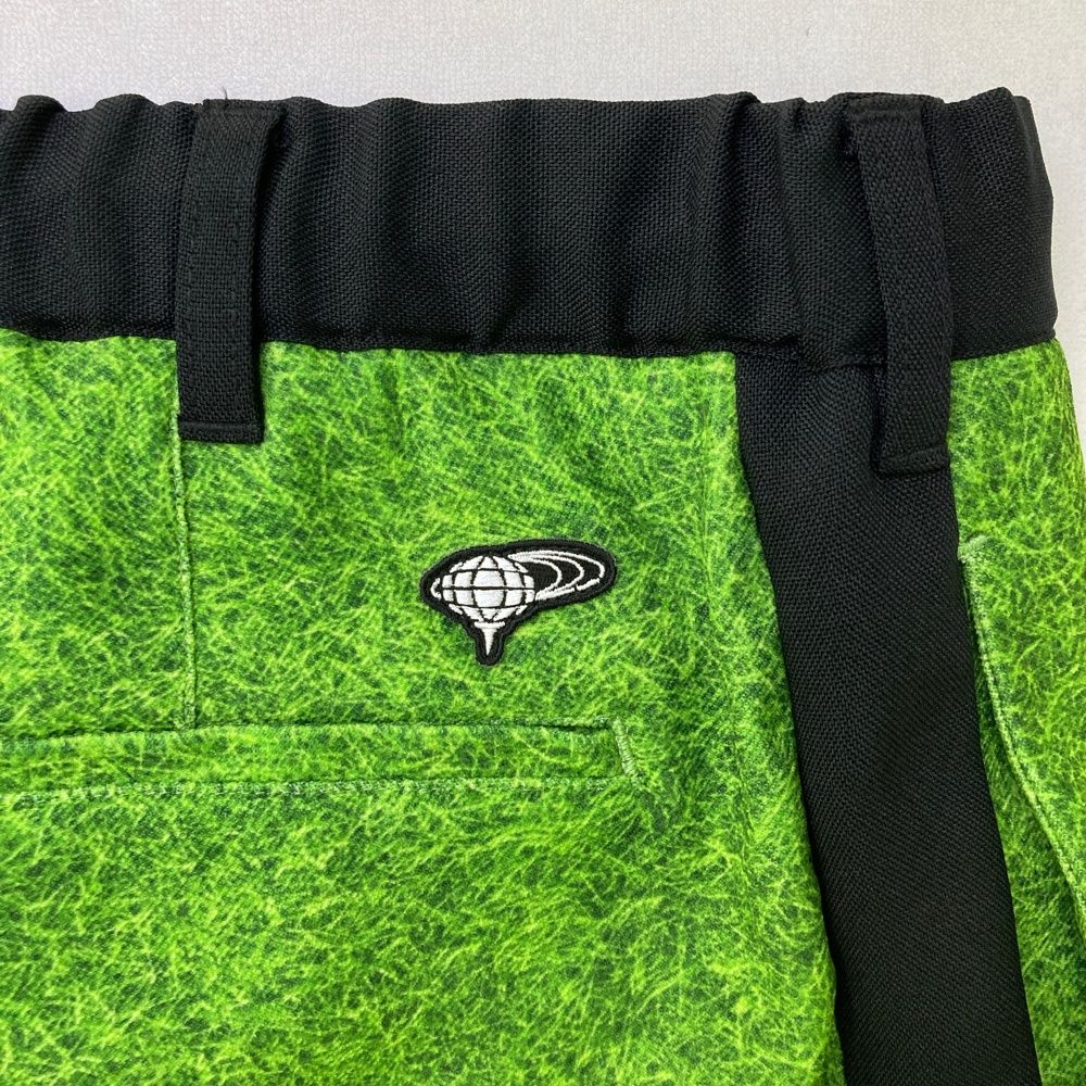 【正規品販売】 サイズ XL BEAMS GOLF ビームスゴルフ モデル ストレッチハーフパンツ 総柄 グリーン系 240101465714 ゴルフウェア メンズ ストスト